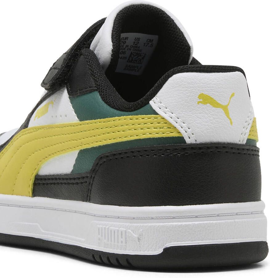 Puma Caven III Block imitatieleren sneakers zwart geel - Foto 2