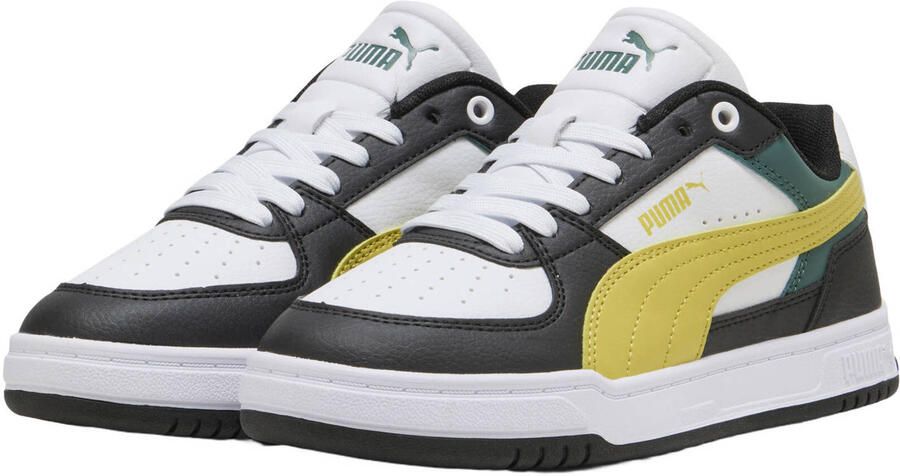 Puma Caven III Block imitatieleren sneakers zwart geel - Foto 3