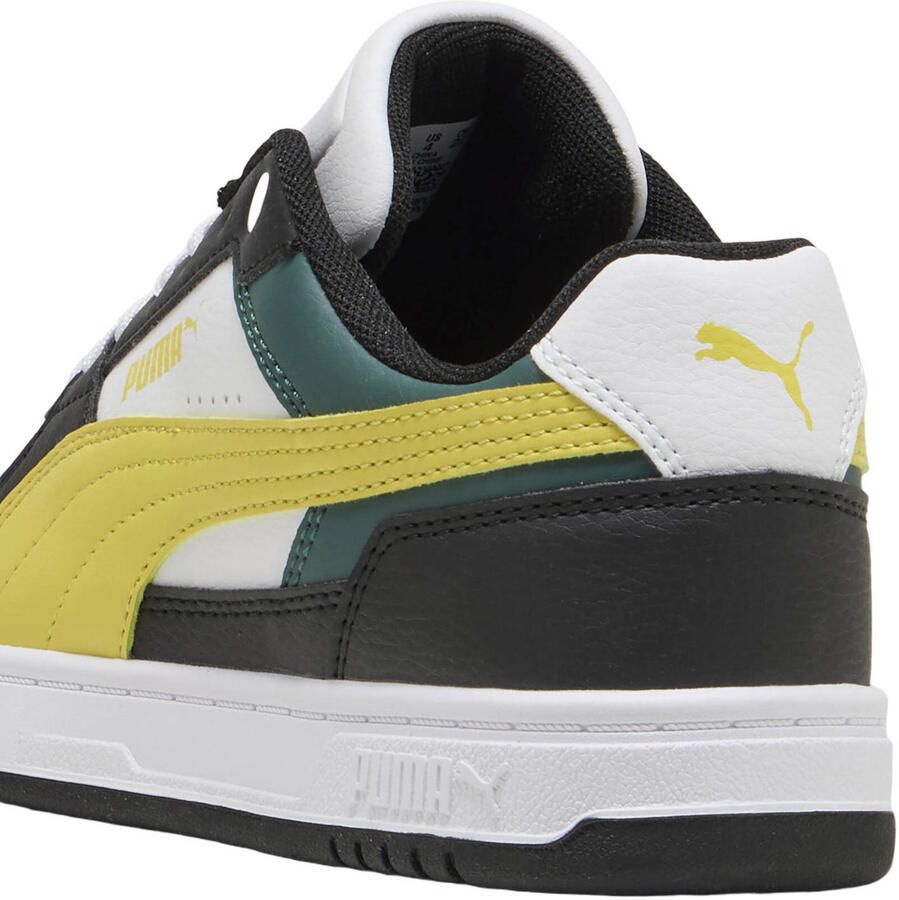 Puma Caven III Block imitatieleren sneakers zwart geel - Foto 2