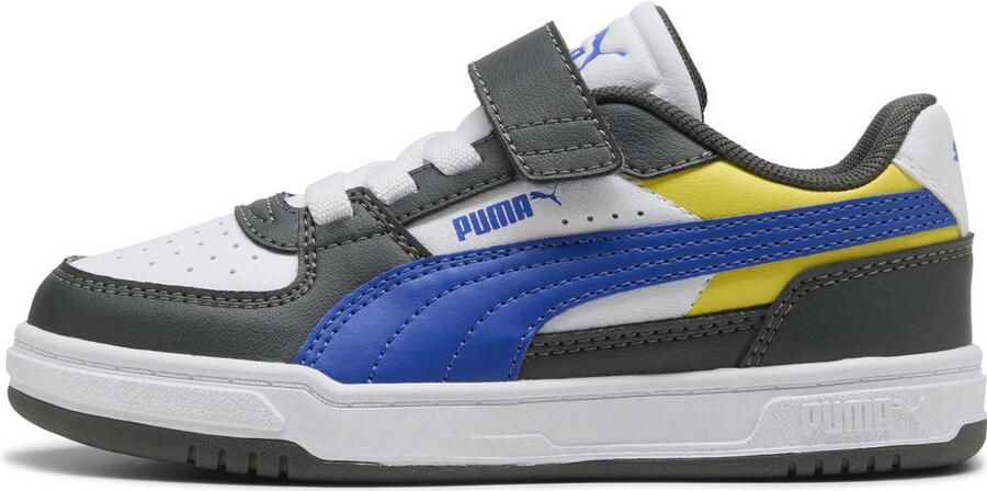 Puma Caven III Block mesh sneakers grijs kobaltblauw wit