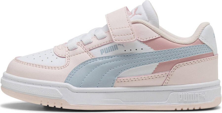 Puma Caven III Block mesh sneakers lichtroze lichtblauw wit