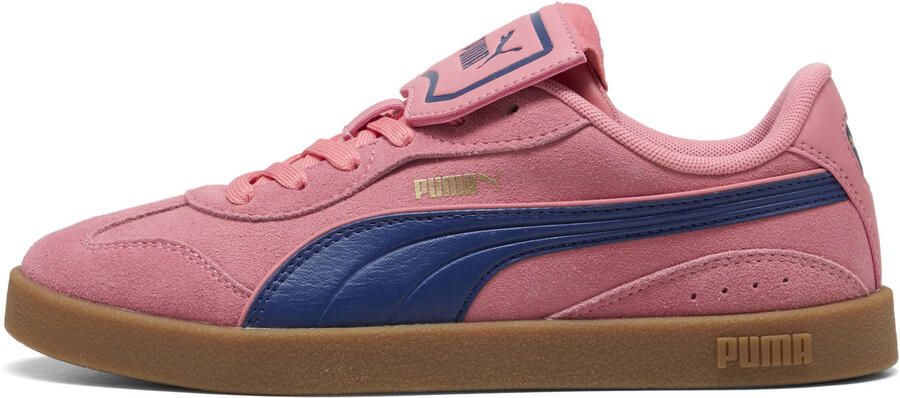 Puma Club Azura suede sneakers roze kobaltblauw
