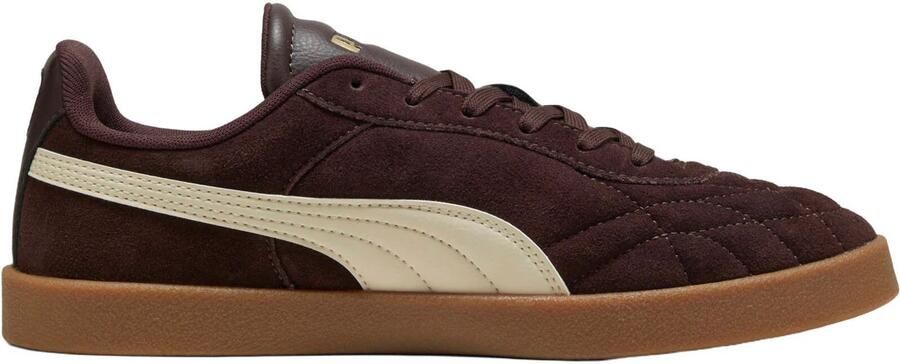 Puma Club II Era suèdelook sneakers donkerbruin ecru - Foto 3