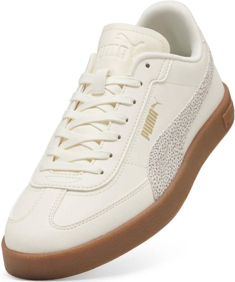 Puma Club II Era Topcat sneakers met panterprint ecru lichtroze - Foto 2