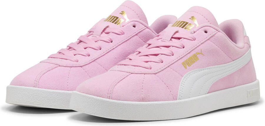 Puma Club II suede sneakers lichtroze wit - Foto 3