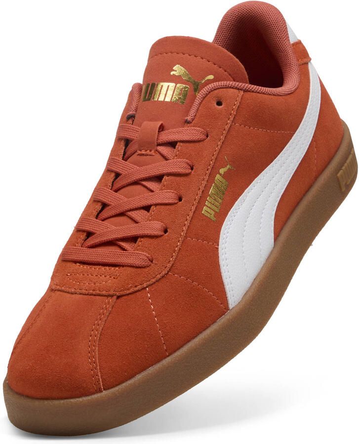 Puma Club II suede sneakers roodbruin wit - Foto 2