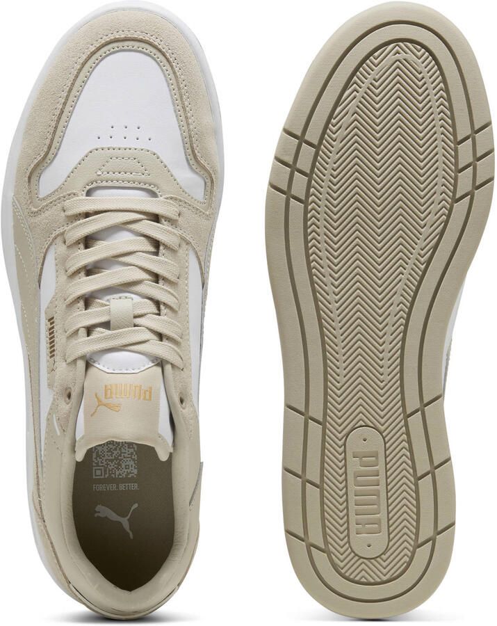 PUMA Schuhe Low Court Classic Street SD 400215 White-Desert Dust- Gold - Foto 2