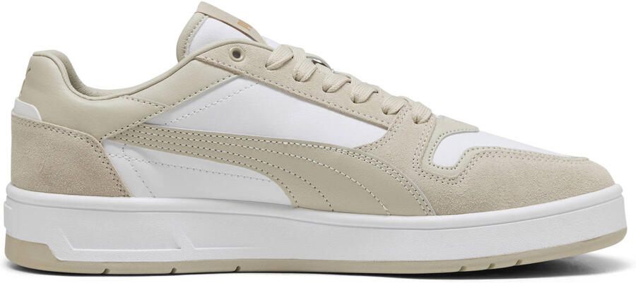PUMA Schuhe Low Court Classic Street SD 400215 White-Desert Dust- Gold - Foto 3