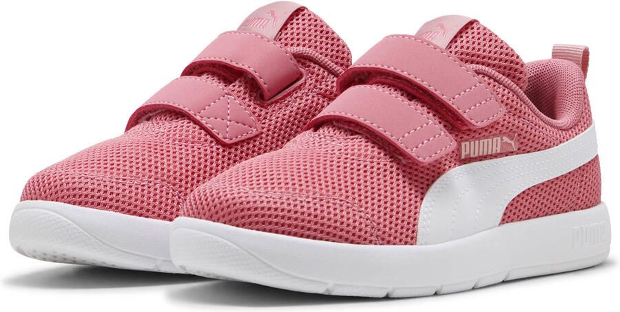 Puma Courtflex V3 Mesh sneakers roze wit - Foto 3