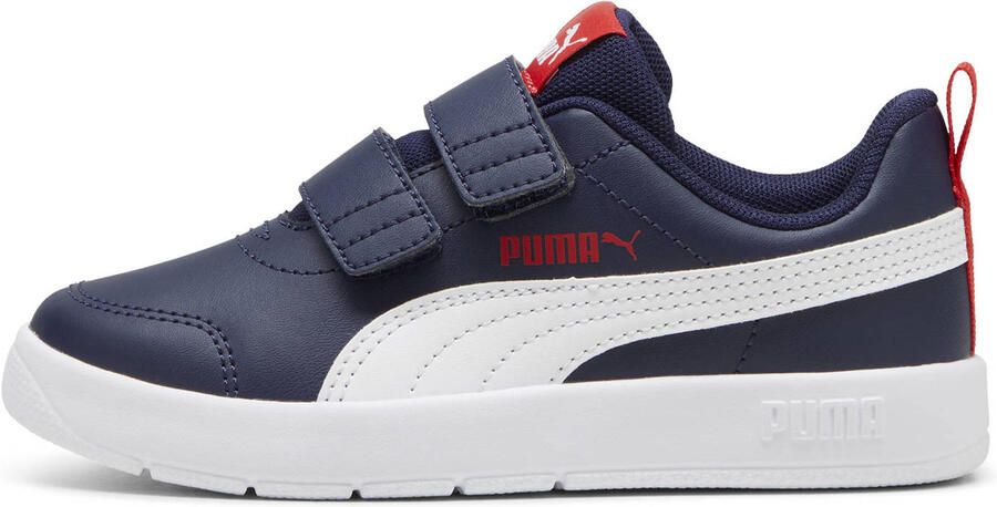 Puma Courtflex V3 sneakers donkerblauw wit