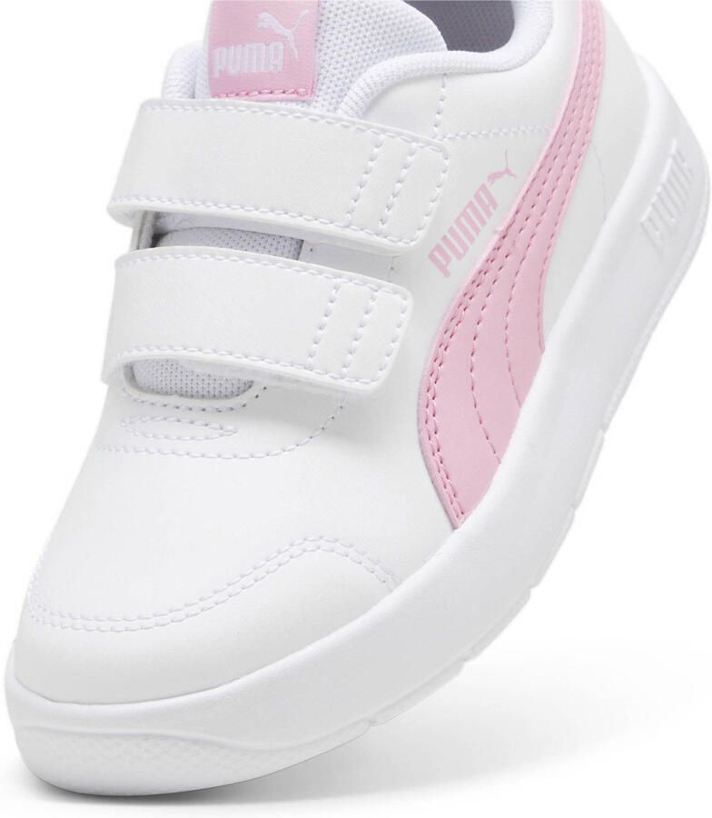 PUMA Courtflex V3 V Ps Schoenen Wit Roze - Foto 2