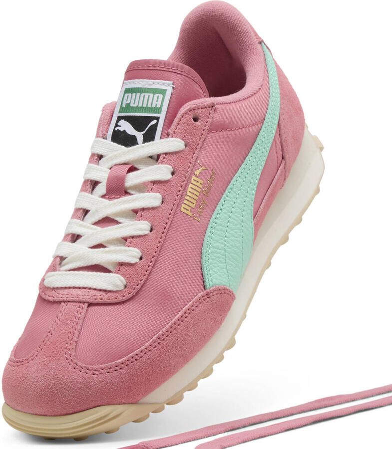 Puma Easy Rider Vintage suede sneakers roze mintgroen - Foto 3