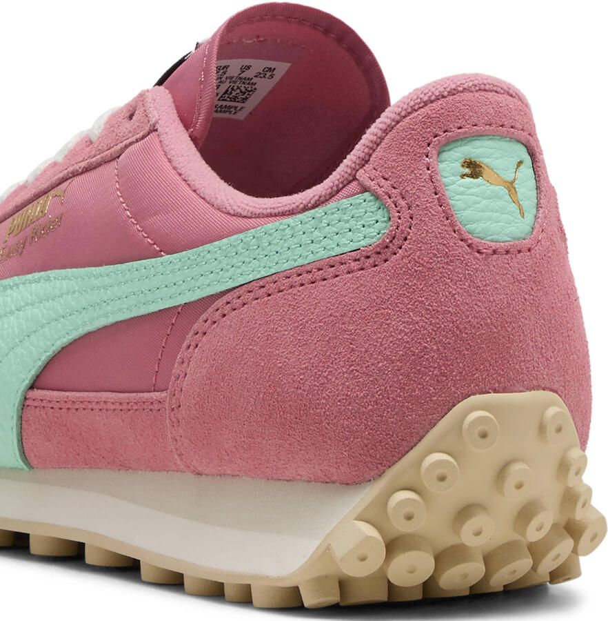 Puma Easy Rider Vintage suede sneakers roze mintgroen - Foto 2