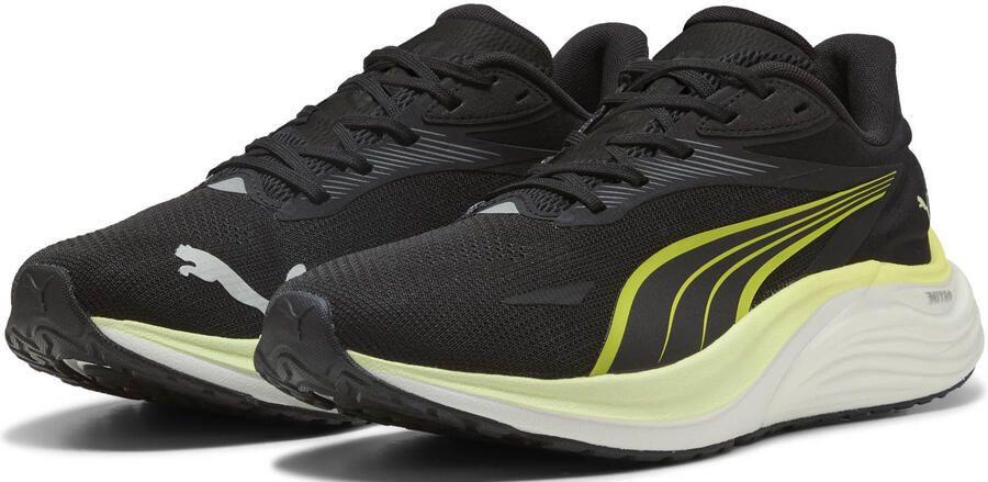 Puma Electrify Nitro mesh hardloopschoenen 4 zwart lichtgroen - Foto 2