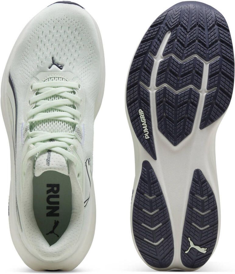 Puma Electrify Nitro mesh hardloopschoenen mintgroen donkerblauw - Foto 2