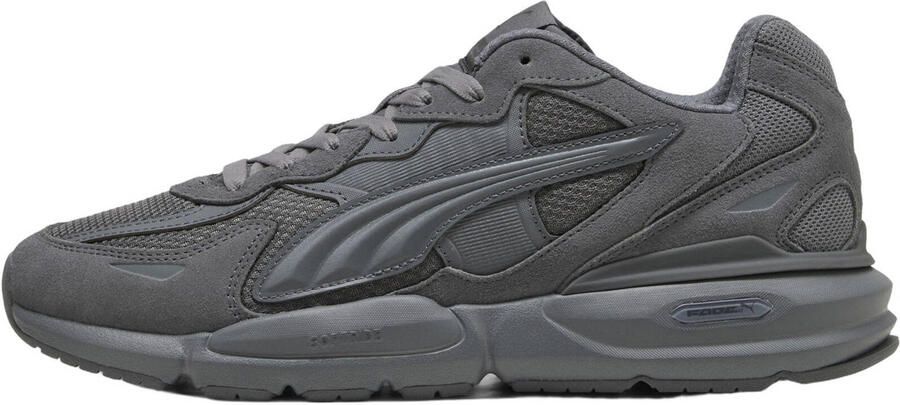 Puma fade mesh sneakers antraciet grijs