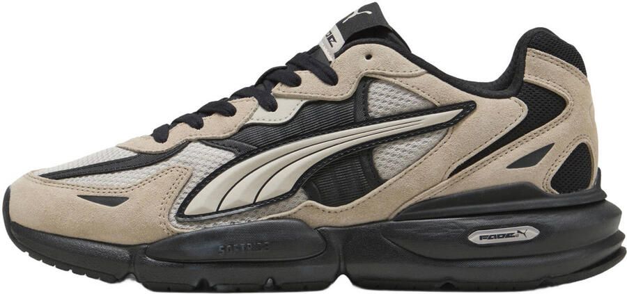 Puma Fade mesh sneakers zwart ecru