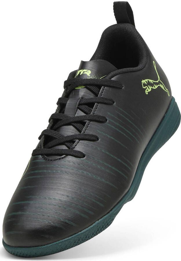 Puma Future 8 Play IT junior zaalvoetbalschoenen zwart geel