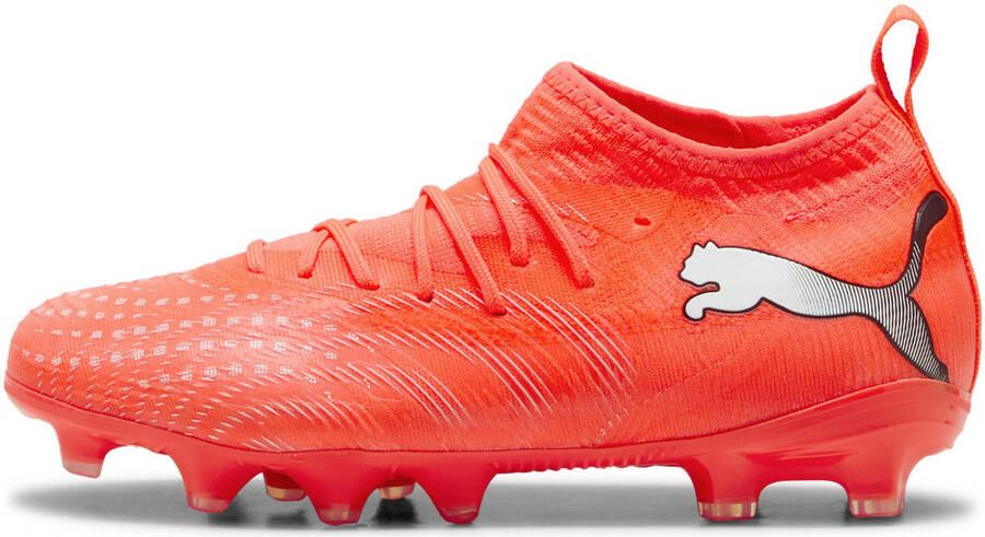 Puma Future 9 Match junior voetbalschoenen oranje wit zilver