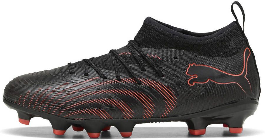 Puma Future 9 Match junior voetbalschoenen zwart oranje