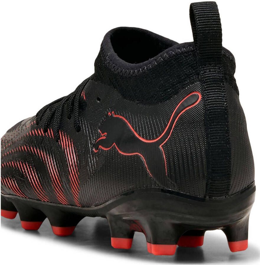 Puma Future 9 Match junior voetbalschoenen zwart oranje - Foto 2