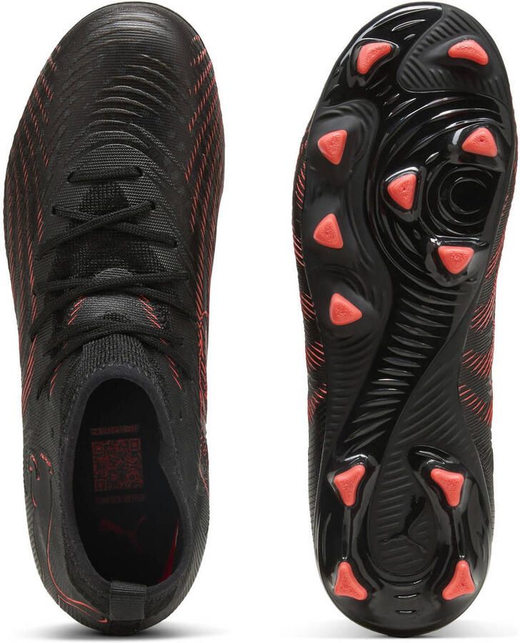 Puma Future 9 Match junior voetbalschoenen zwart oranje - Foto 3