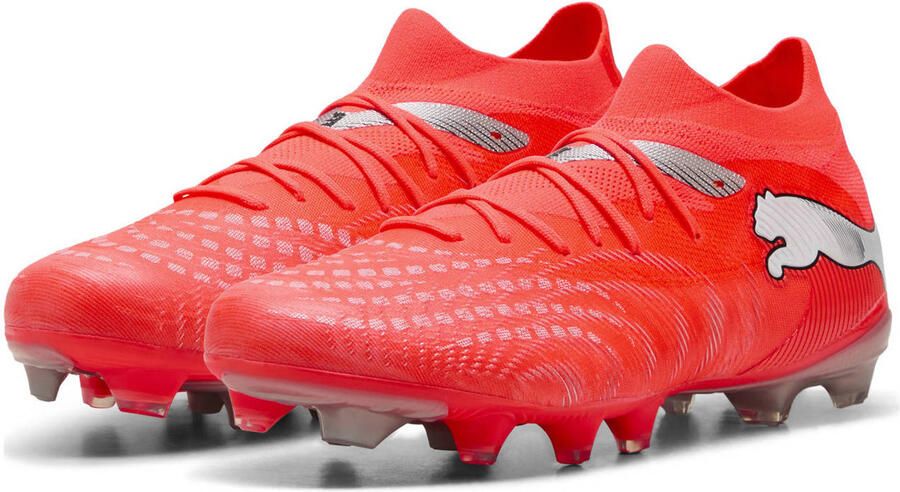 PUMA FUTURE 9 MATCH FG AG Unisex Sportschoenen Glowing Red- White- Black- Silver - Foto 2