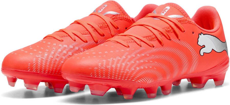 PUMA Future 9 Play Fg ag Voetbalschoenen Voor Dames Rood Oranje - Foto 3