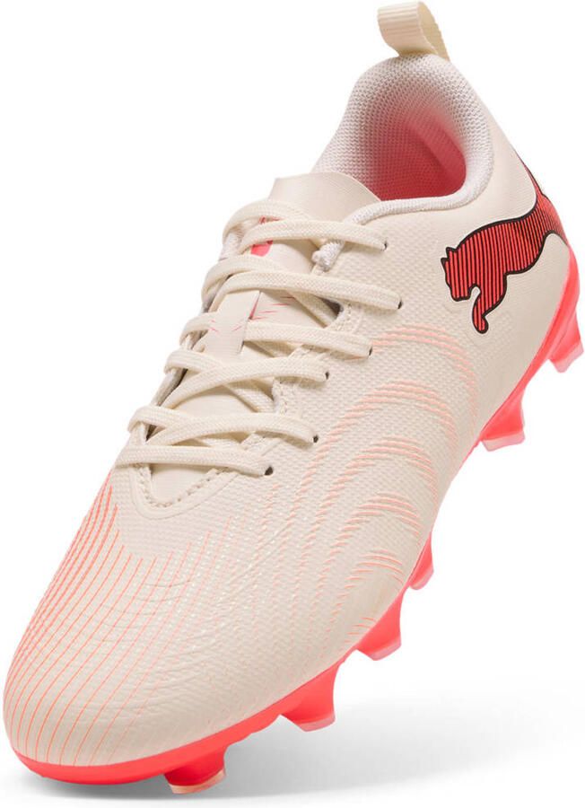 Puma Future 9 Play junior imitatieleren voetbalschoenen beige rood - Foto 2
