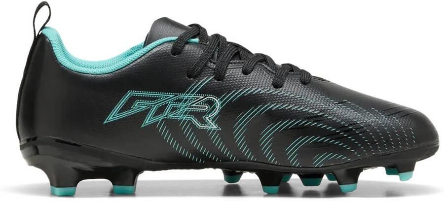 PUMA FUTURE 9 PLAY FG AG Jr Unisex Sportschoenen Black-Intense Mint- White
