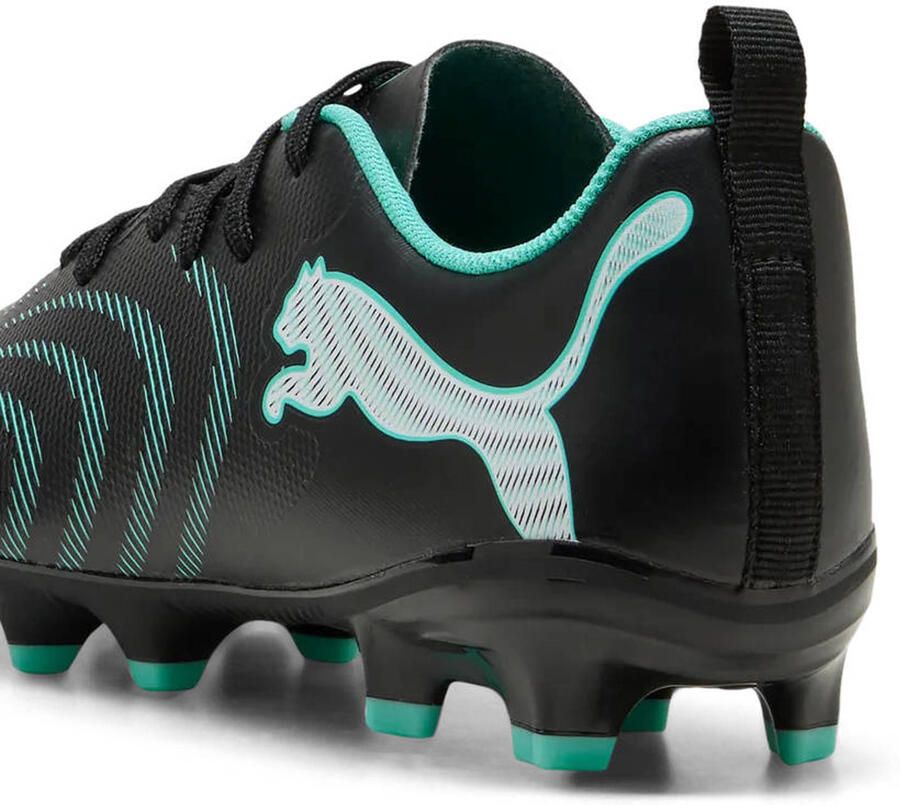 PUMA FUTURE 9 PLAY FG AG Jr Unisex Sportschoenen Black-Intense Mint- White - Foto 2