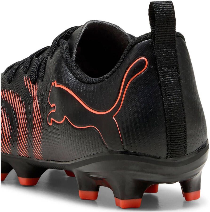 PUMA Teen FUTURE 9 PLAY IT JR Zaalvoetbalschoenen 108723 02 Black Glowing red Gray - Foto 2
