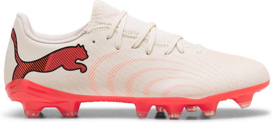 Puma Future 9 Play senior imitatieleren voetbalschoenen beige rood