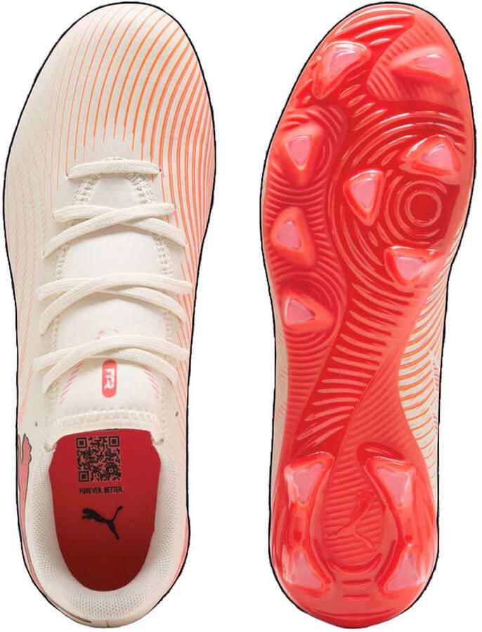 PUMA FUTURE 9 PLAY FG AG Wn's Dames Sportschoenen Sugared Almond- White-Ultra Red- Black - Foto 2