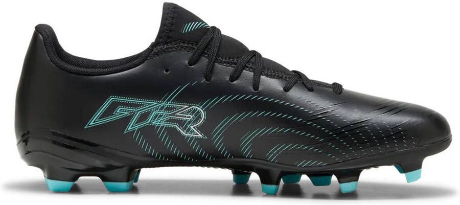 Puma Future 9 Play senior imitatieleren voetbalschoenen zwart lichtblauw