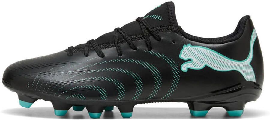 Puma Future 9 Play FG AG senior imitatieleren voetbalschoenen zwart lichtblauw - Foto 2
