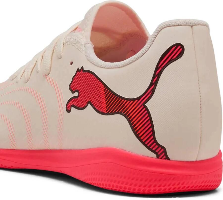 PUMA FUTURE 9 PLAY IT Zaalvoetbalschoenen Sugared Almond White Ultra Red - Foto 2