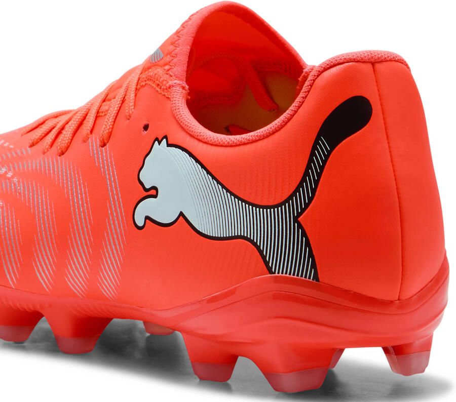 PUMA FUTURE 9 PLAY FG AG Unisex Sportschoenen Glowing Red- White- Black- Silver - Foto 2