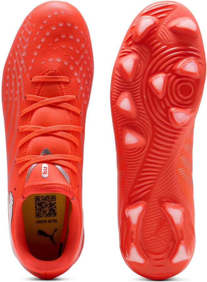 PUMA FUTURE 9 PLAY FG AG Unisex Sportschoenen Glowing Red- White- Black- Silver - Foto 3