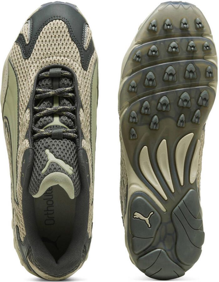 Puma Inhale Mesh sneaekers zand donkergroen