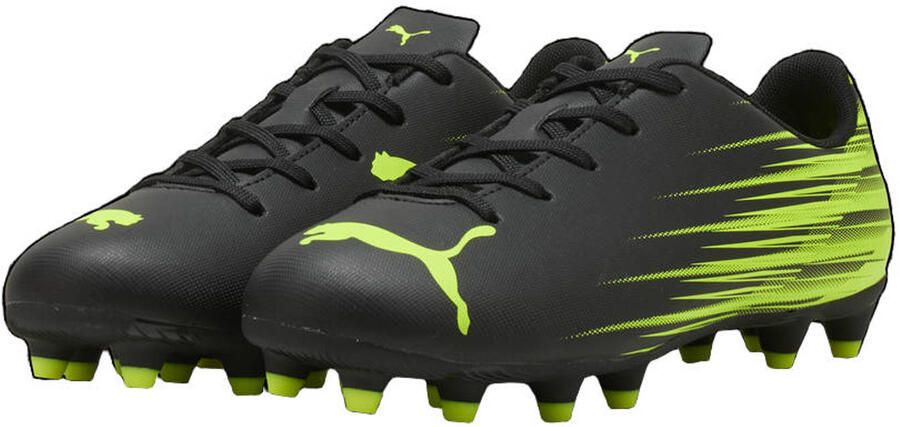 PUMA voetbalschoen ATTACANTO II FG AG JR kinderen en tieners 108496 09 Black-Lime - Foto 2