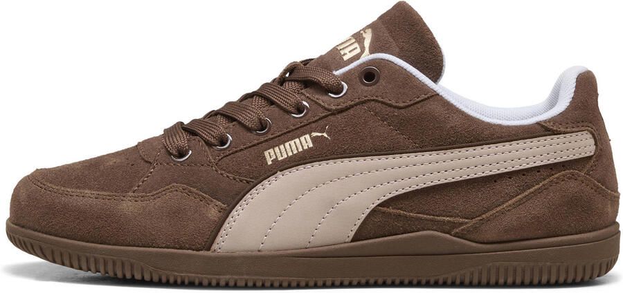 Puma K-Moda suede sneakers bruin ecru