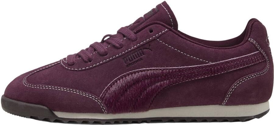Puma leren sneakers paars
