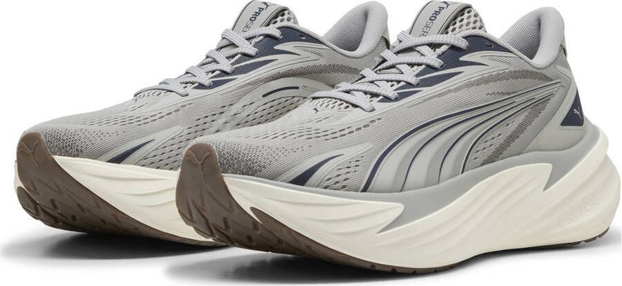 PUMA Maxima Pro Unisex Sportschoenen Gray Echo-Warm White-Gum - Foto 3