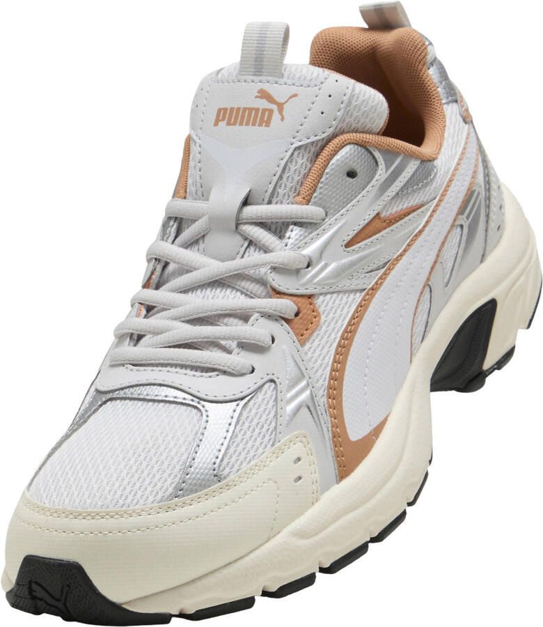 Puma mesh sneakers wit grijs oranje - Foto 2