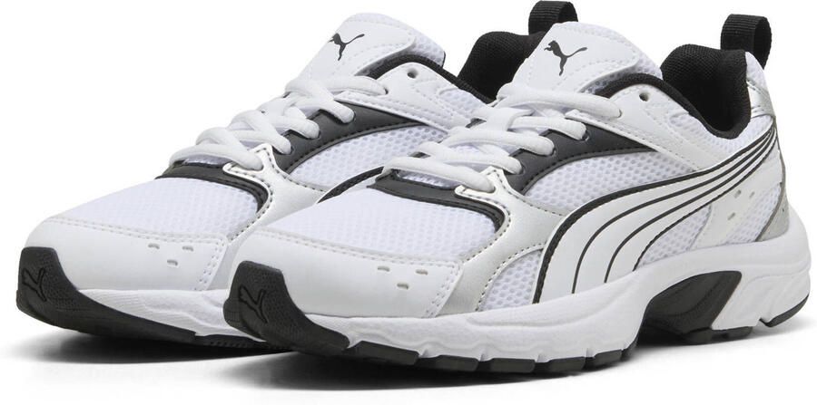 PUMA Milenio Tech LT Jr Unisex Sneakers White- Black - Foto 2