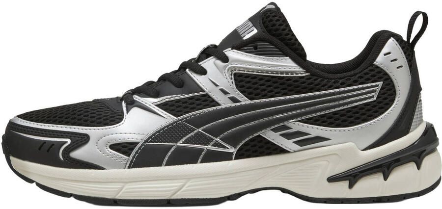 Puma Milenio Tech 2000 Reflect-X sneakers zilvergrijs zwart oranje