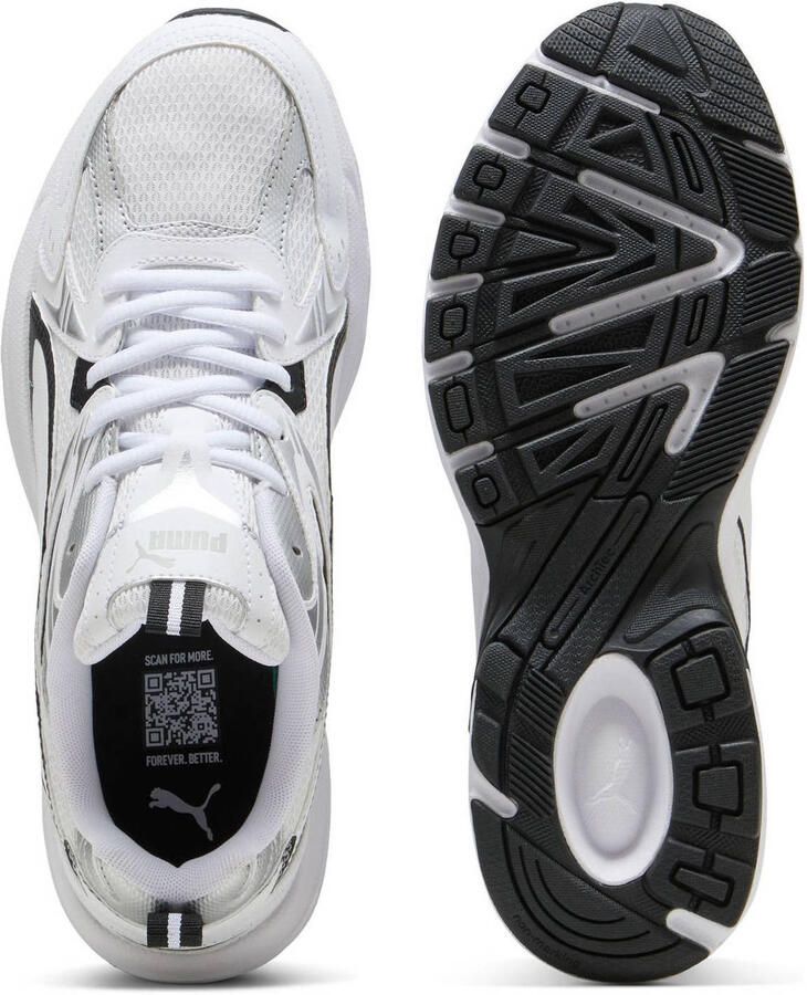 PUMA Milenio tech_ Unisex Sneakers White- Black- Silver - Foto 3