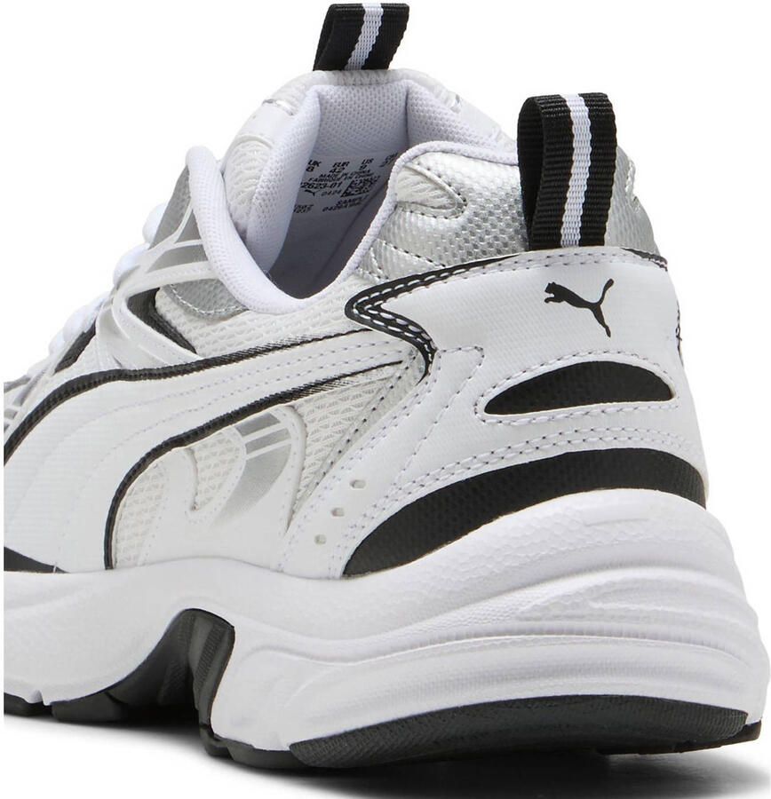 PUMA Milenio tech_ Unisex Sneakers White- Black- Silver - Foto 2