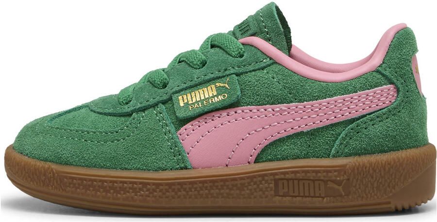 Puma Palermo AC sneakers groen roze - Foto 2